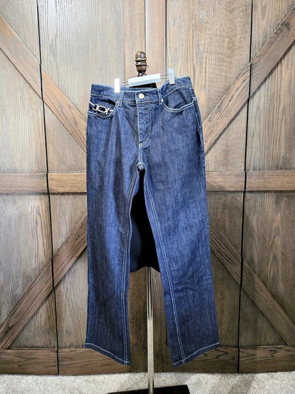 MaxMara Chain Detail Denim